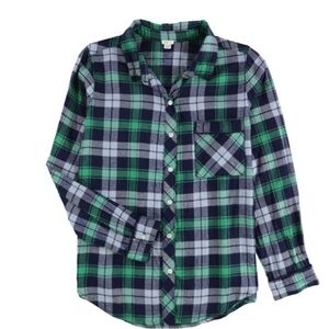 Aerie pajama flannel button down, size S